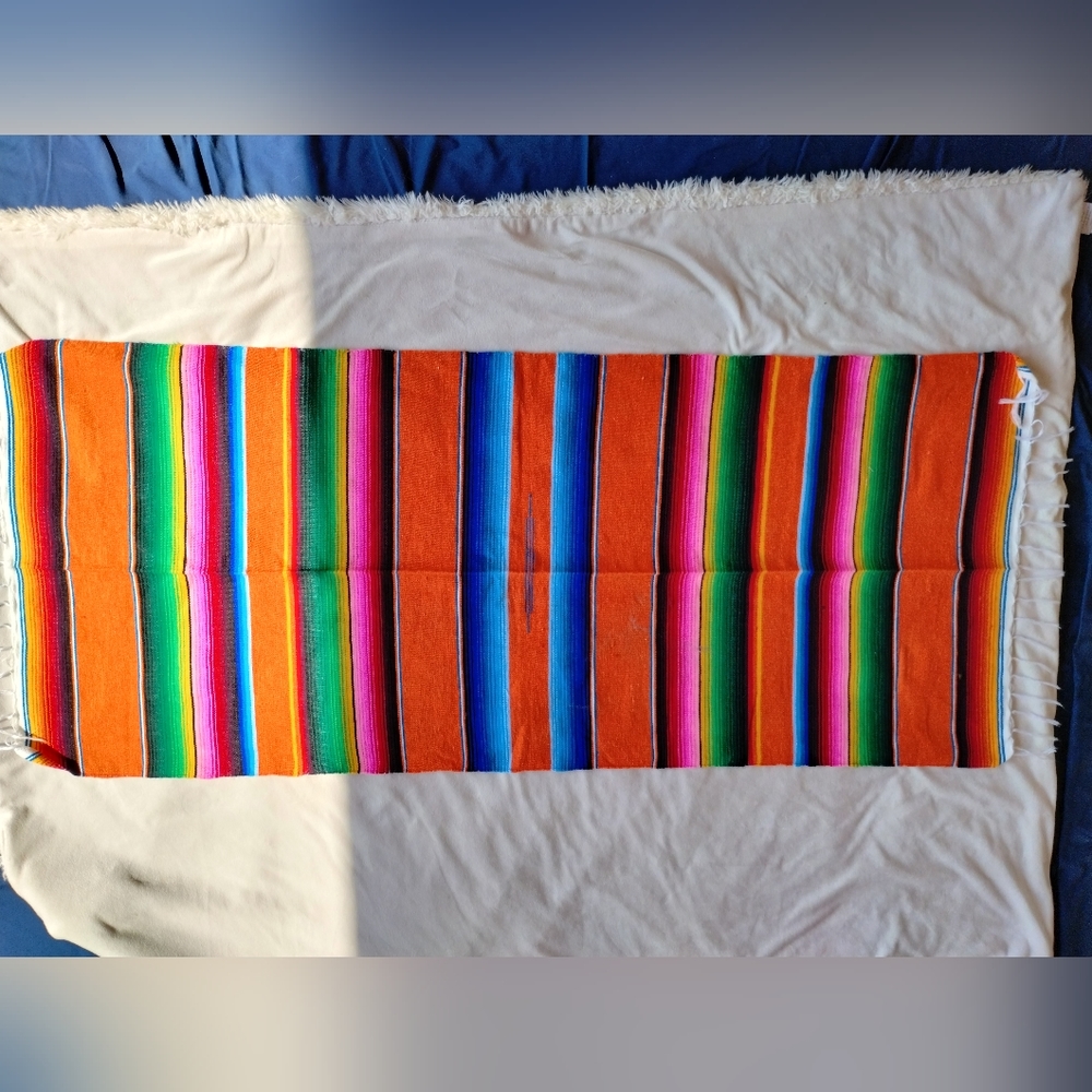 Mexican Tapestry Serape Table Runner